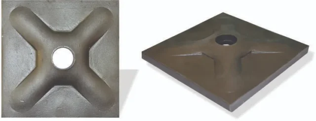 Waler Plates Code WP15120 (15mm)  SIZE: 120x120x10mm