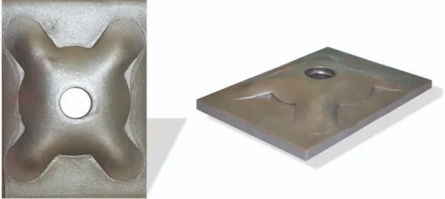 Waler Plate Code WP15140 (15mm) SIZE: 140x100x10mm
