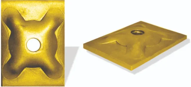 Waler Plate Code WP15140-O (15mm) SIZE: 140x100x10mm