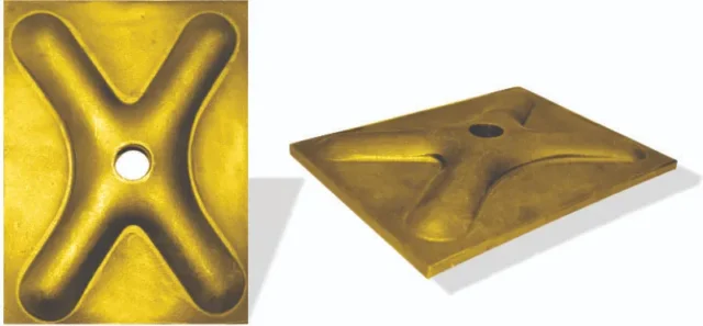 Waler Plate Code WP15200-O (15mm) Size: 200x150x10mm
